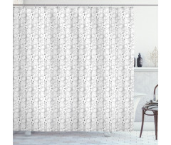 Contemporary Geometric Shower Curtain