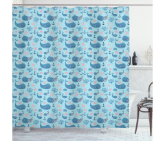 Happy Underwater Life Shower Curtain