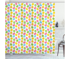 Greeting Spring Holiday Shower Curtain