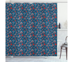 Patriotic Shower Curtain