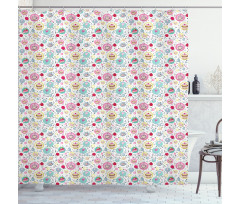 Coffee and Sweets Shower Curtain