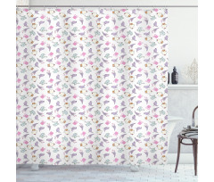 Newborn Celebration Shower Curtain