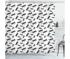 Bold and Black Shower Curtain