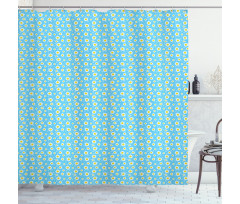 Chamomiles Dots Shower Curtain