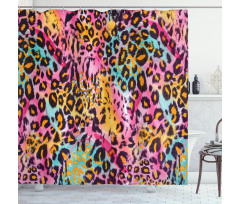 Mottled Camo Shower Curtain