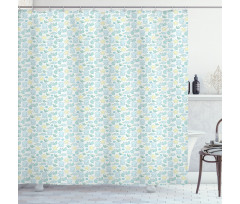Octopus Crab and Fish Shower Curtain