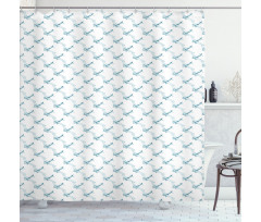 Travel Pattern Shower Curtain