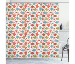 Pots Cups and Spoons Shower Curtain