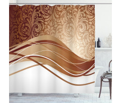 Classical Foliage Shower Curtain