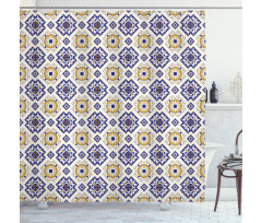 Victorian Geometric Shower Curtain