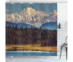 Colorful North Summer Shower Curtain