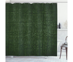 Spotty Futuristic Shower Curtain