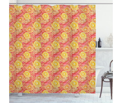 Romantic Roses Garden Shower Curtain