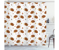 Playful Forest Animals Shower Curtain