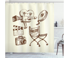 Vintage Set Shower Curtain