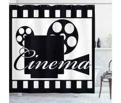 Film Strip Frame Shower Curtain
