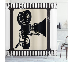 Film Frame Deisgn Shower Curtain
