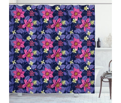 Tropicana Orchids Hawaii Shower Curtain