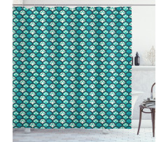 Citrus Fruit Tropical Shower Curtain