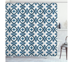 Portuguese Tiles Shower Curtain