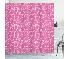 Abstract Animal Skin Shower Curtain