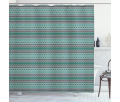 Traditional Aztec Art Shower Curtain