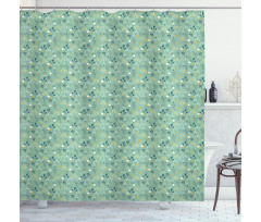 Spring Tulip Petals Shower Curtain