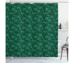 Blossoming Vivid Nature Shower Curtain