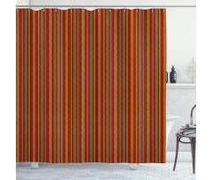 Abstract Tribal Layout Shower Curtain