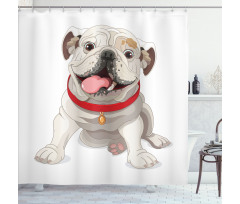 Pure Breed Puppy Shower Curtain