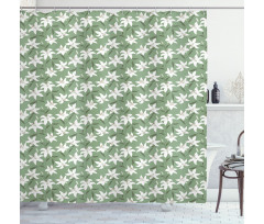 Lilly Bouquet Design Shower Curtain