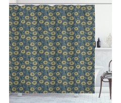 Fresh Green Foliage Leaves Shower Curtain