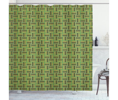 Stripe Motifs Shower Curtain