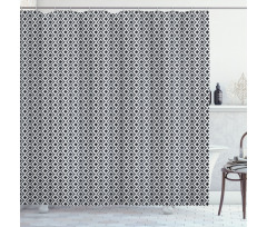 Rhombus and Zigzags Shower Curtain
