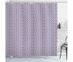 Ornate Sqaures Swirls Shower Curtain