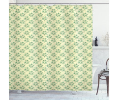 Dotted Pale Background Shower Curtain