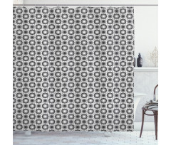 Circles Mosaic Shower Curtain