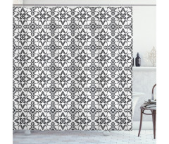 Portuguese Tile Shower Curtain