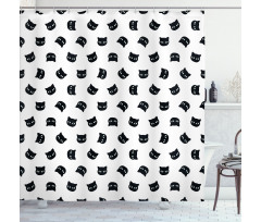 Cat Portraits Shower Curtain