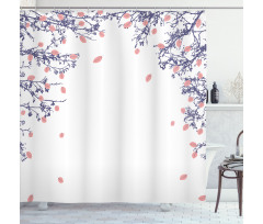 Autumn Foliage Design Shower Curtain