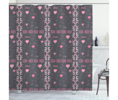 Love Spring Flora Shower Curtain