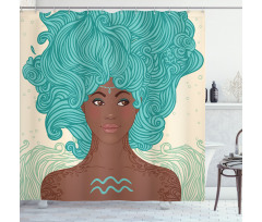 Lady Shower Curtain