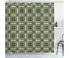 Motif Pattern Shower Curtain