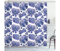 Chinese Lotus Shower Curtain