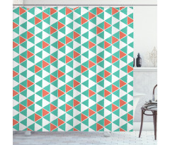 Triangle Arrangement Shower Curtain