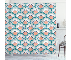 Turkish Boho Pattern Shower Curtain