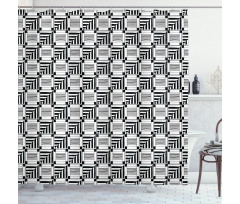 Abstract Sqaure Shower Curtain