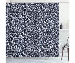 Blossoming Nature Design Shower Curtain