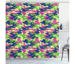 Modern Design Wave Shower Curtain