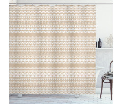 Antique Borders Shower Curtain